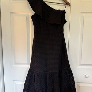 Banana Republic - Elegant Black One-Shoulder Dress